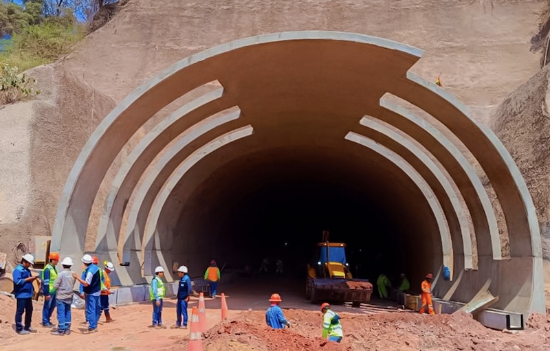 La entrega provisional del túnel Incahuasi está prevista para fines de este año.| Crédito: ABC