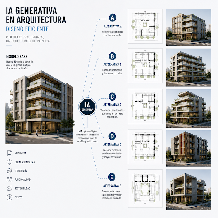IA GENERATIVA EN ARQUITECTURA, DISEÑO EFICIENTE